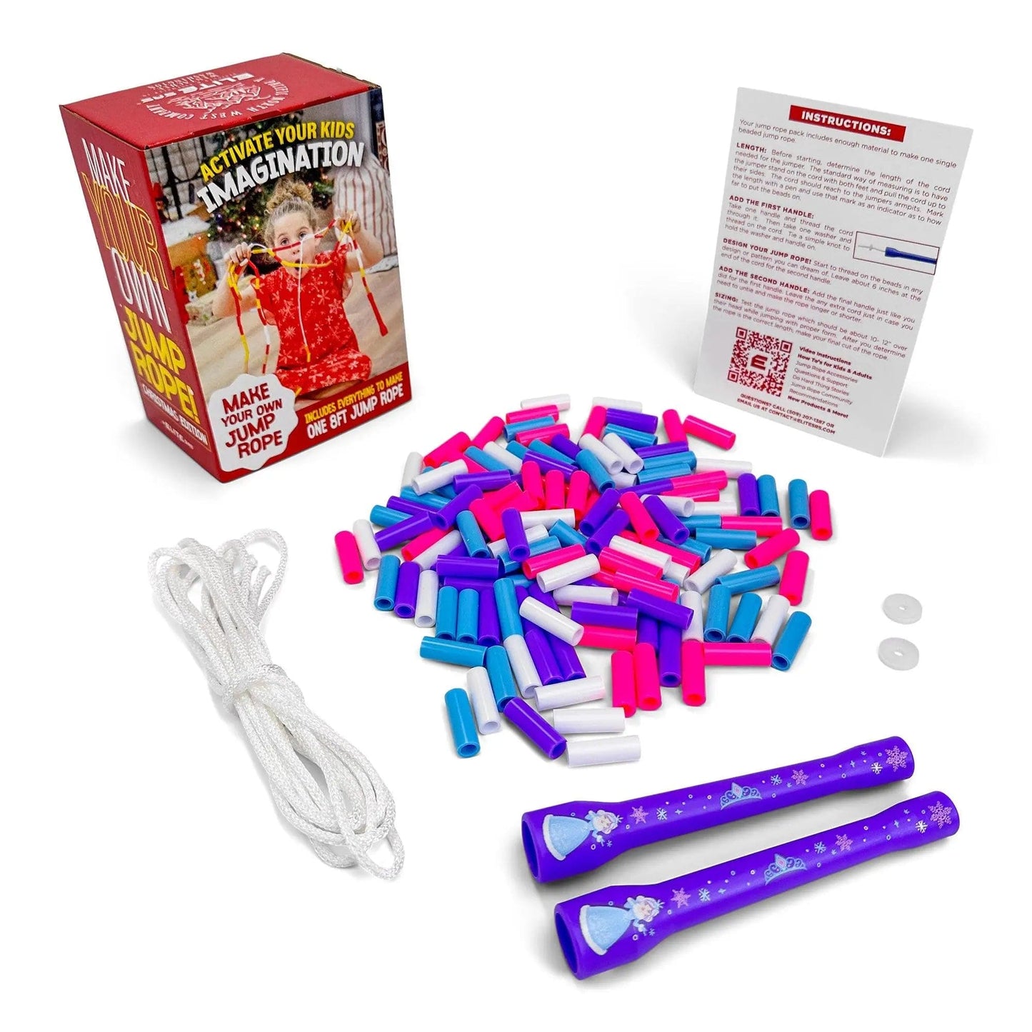 Make Your Own Jump Rope Kit - Christmas Kids Edition