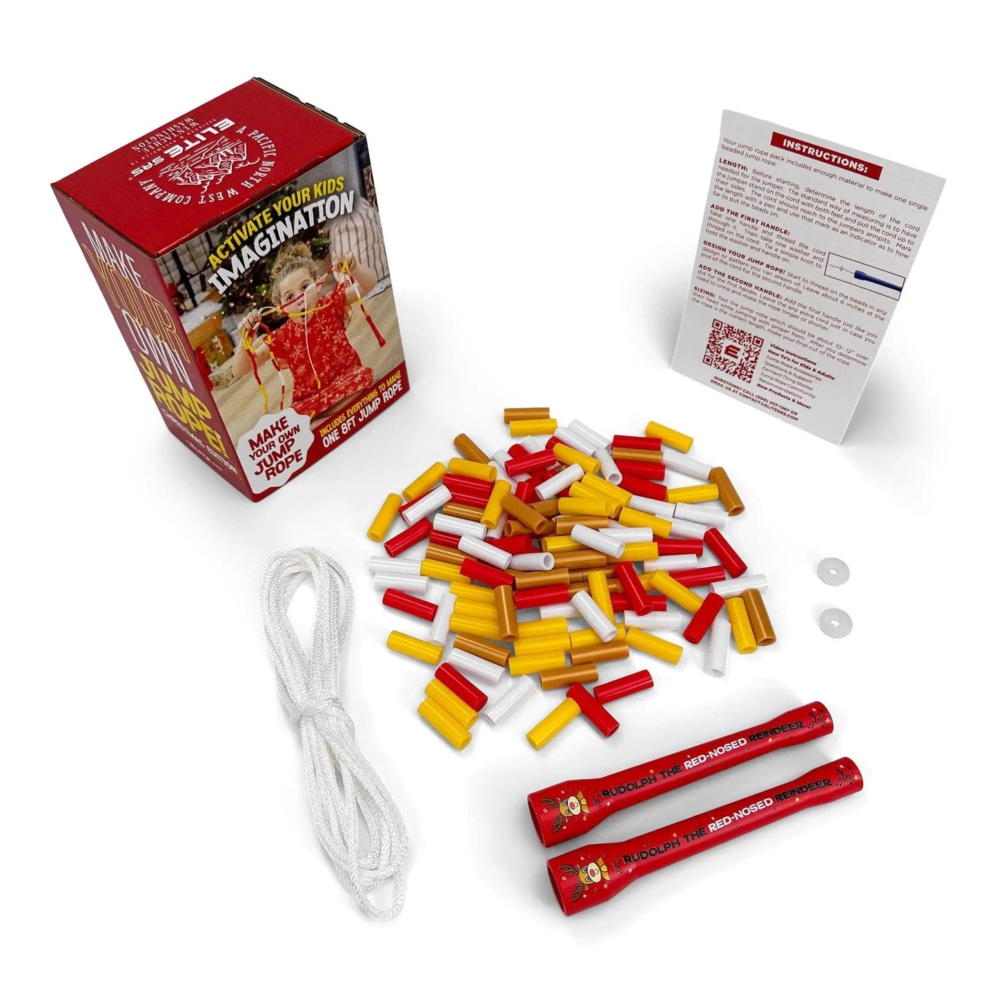 Make Your Own Jump Rope Kit - Christmas Kids Edition