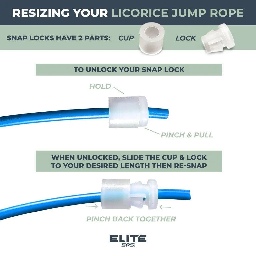 Fit Rope - Long 8" Handle Pro Freestyle Jump Rope