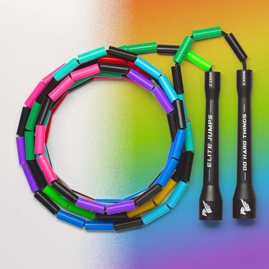 Rainbow Redux - 1" Beaded Jump Rope